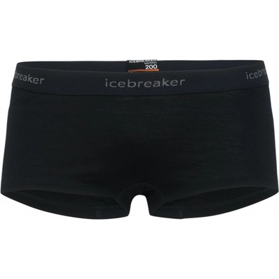 Dámske boxerky Icebreaker 200 Oasis Boy Shorts čierna