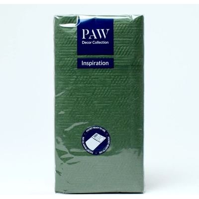 Paw servítky na príbor tmavo zelené SDP102516 16ks 40x40cm