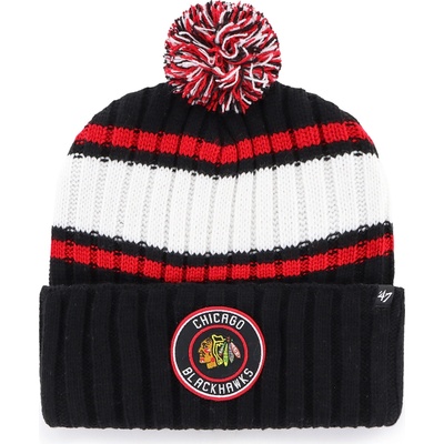 47 Brand pánska zimná čiapka Chicago Blackhawks Plateau ´47 Cuff Knit