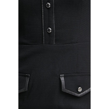 Morgan Рокля Morgan RUBIBI в черно къса със стандартна кройка RUBIBI (RUBIBI)