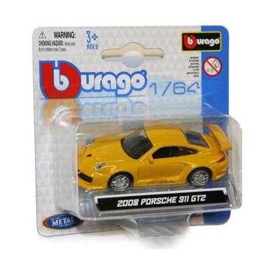 Bburago Auto 7-8cm kov/plast mix druhů na kartě 1:64