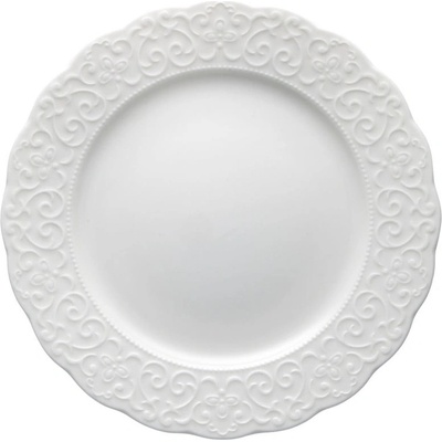Brandani Bílý porcelánový talíř Gran Gala 21 cm