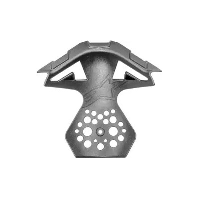 horní a vnitřní díl krytu bradové ventilace pro přilby SUPERTECH S-M10 a S-M8, ALPINESTARS (černý, pro vel. M/2XL)