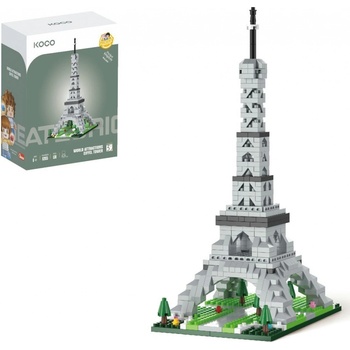 KOCO Stavebnice mini Eiffelova věž 538 ks