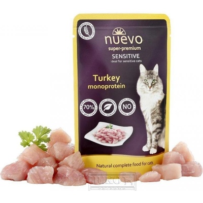 Nuevo CAT Sensitive Krůtí monoprotein 16 x 85 g