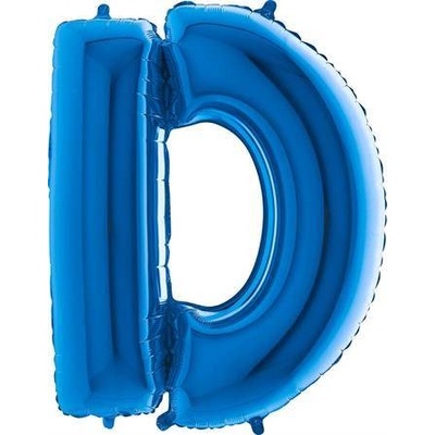 Nafukovací balónik písmeno D modré 102 cm