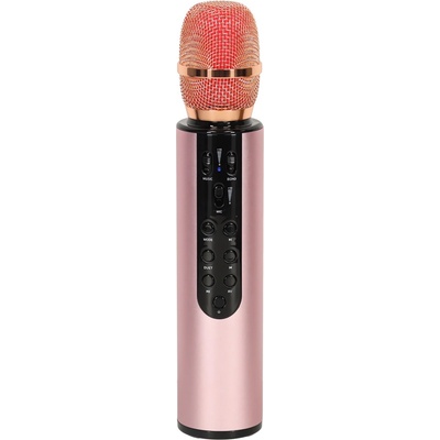 KIK KX3382 Karaoke Bluetooth mikrofón 2000mAh ružový