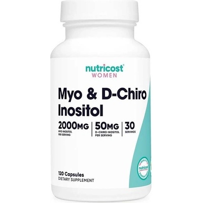 Nutricost Women Myo D-Chiro Inositol, 120 капсули, Nutricost (674957 (506101) NC)