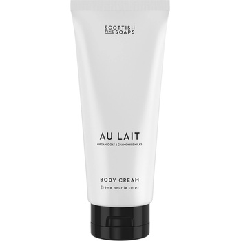 Scottish fine soaps Hydratační tělový krém Au Lait 200 ml, bílá barva, plast