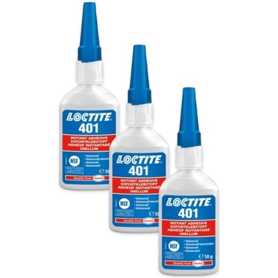 Loctite 401 sekundové lepidlo 50 g 3 ks