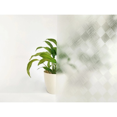 DIMEX ART Прозрачна фолија за прозорец квадрати - ширина 61 см