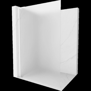 Mexen Kioto L стъклен панел за душ Walk-in 90 x 200 см, матиран, бял - 800-090-103-20-30 (800-090-103-20-30)
