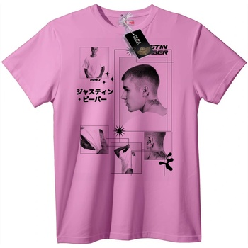 NOONEBRAND JUSTIN BIEBER Тениска 80s Austin Power - 6XL, White