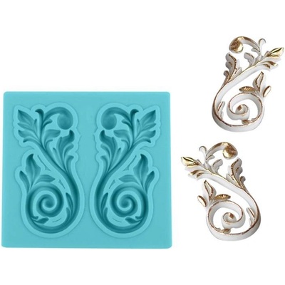 Cakesicq Silikonová formička ornament 6,5x6cm
