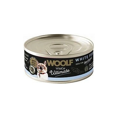 WOOLF WildCat Ultimate konz. Adult Paté White Fish 85g