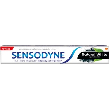 Sensodyne Natural White s aktivním uhlím 75 ml