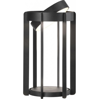 Zahradní lampa Firefly LED 30 cm černá