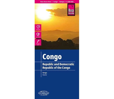 Kongo Congo 1:2m mapa RKH