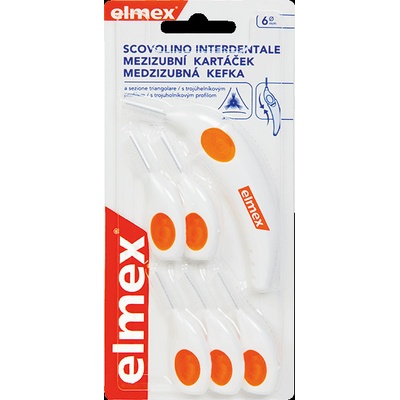 Elmex medzizubné kefky 6 mm 6 ks