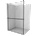 Mexen Kioto+ параван с рафт Walk-in 80 x 200 см, черна рамка, черна - 800-080-121-70-70 (800-080-121-70-70)