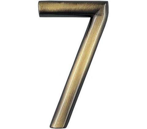 Číslica "7" 75mm bronz Bronz
