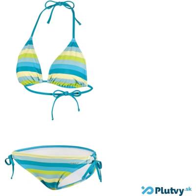 Beco Stripe Triangel Bikini modro-zelená
