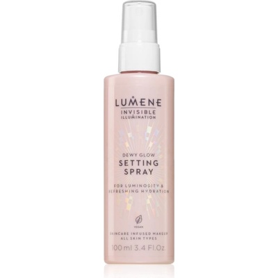 Lumene Invisible Illumination Dewy Glow озаряващ фиксиращ спрей 100ml