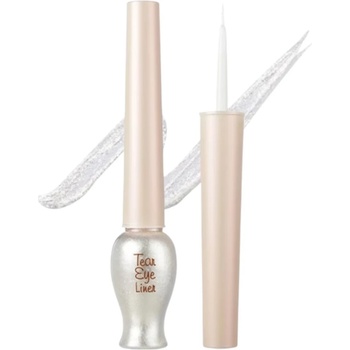 Etude - Tear Eye Liner 8g - 1 White Crystal Pearl