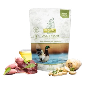 Image 1 of isegrim пауч с патешко и сърца 410гр