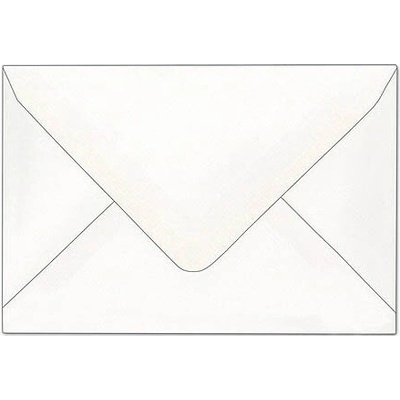 Obálka poštovní C6 114x162mm bílá, vlhčící, šikmá klopa