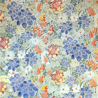 GEKKOFIX 11795 Samolepící fólie tulipány s listy rozměr 67,5 cm x 15 m