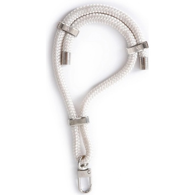 Šňůrka na krk A ZÁPĚSTÍ S KARABINOU HICHIC WhiteSilver