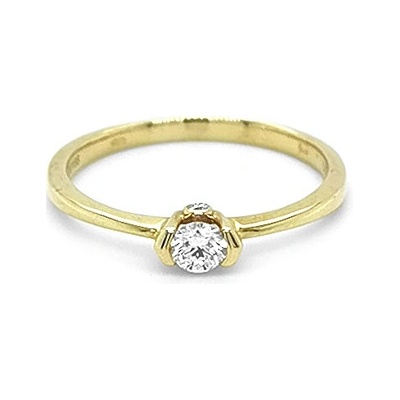 Beny Jewellery zlatý zásnubní s Diamantem 2011265