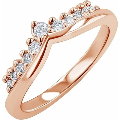 Eppi Vykrojený prsten s diamanty Bethanie R44863