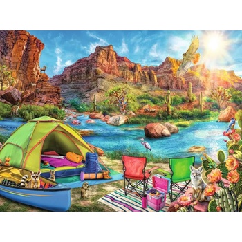 Ravensburger - Puzzle Canyon Camping - 1 500 piese