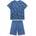 Sanetta Детско ежедневно термо бельо Sanetta Kid's Pyjama Short AOP 233561 Pyjamas - Navy - размер 98 (EU) (714-1406-0112)