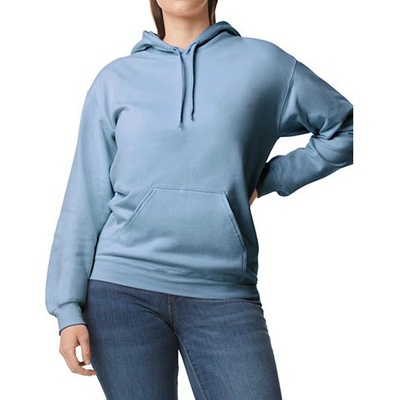Gildan Unisex mikina s kapucňou GSF500 Stone Blue