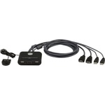 ATEN Превключвател kvm aten cs22hf, Дву портов usb hdmi (aten-cs22hf) - itmode