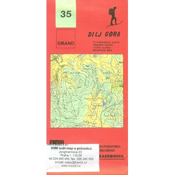 mapa Dilj Gora 1:30 t.