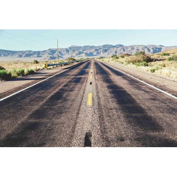 DIMEX ART s. r. o Флизелинов фототапет стар път в пустинята 375 x 250 см