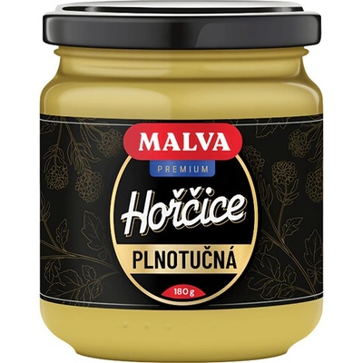 Malva Hořčice Premium plnotučná 180 g