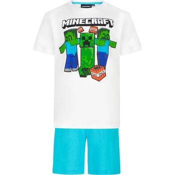 Minecraft Пижама с къс ръкав Minecraft Creeper и Zombies, размер 116 (GC-MNCT-112_116)