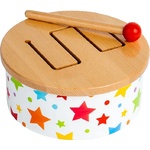 Bigjigs Toys Детска дървена играчка Bigjigs - Барабан с чукче (BJ928) - ozone