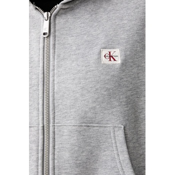 Calvin Klein суичър с цип и качулка дамски от памук (LV047C216G)