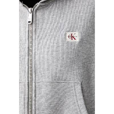 Calvin Klein суичър с цип и качулка дамски от памук (LV047C216G)