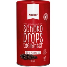 Xucker Chocolate Drops tmavá čokoláda horká čokoláda 200 g