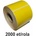 ZINTA Самозалепващи се SGP етикети ZINTA 100х100 mm, жълти, 2000 ет. /ролка (100X100X2000-SGP-YEL)