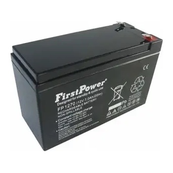 Image 1 of Eaton Батерия, FirstPower FP7-12 - 12V 7Ah F1 (FP1270T1)