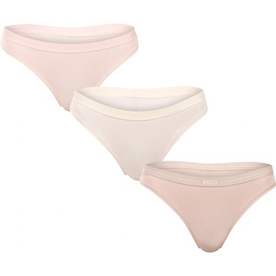 3PACK dámske tangá BOSS viacfarebné (50510030 965)