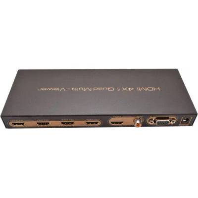 ASK Автоматичен превключвател ASK 4/1 Quad Multi-Viewer, 4 входа 1 изход (HDSW0019M1)